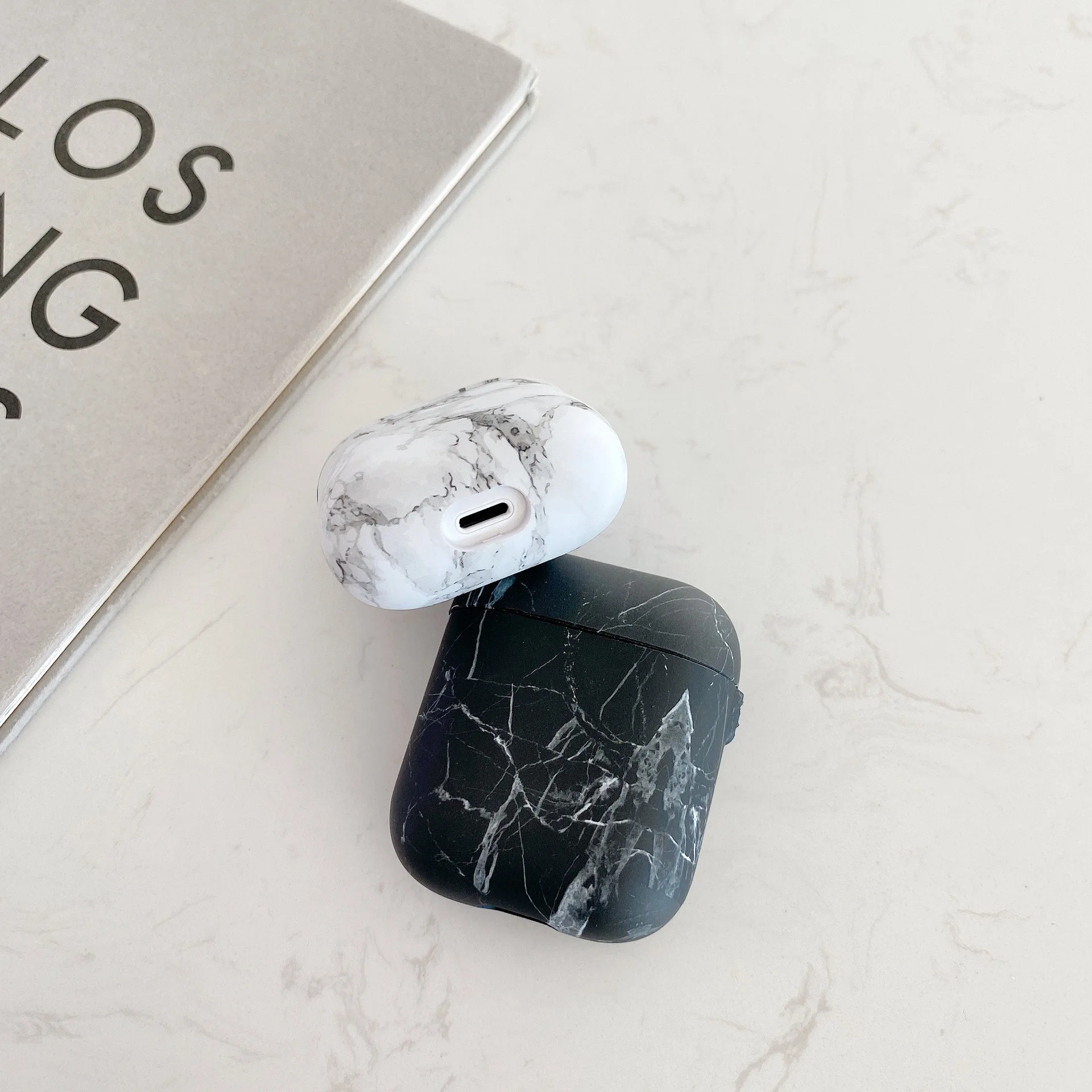 Luxury Marble Pattern Cases for Apple Airpods 1 2 Earphone Case Cute Cover Air Pods Shell Sleeve Coque | Электроника