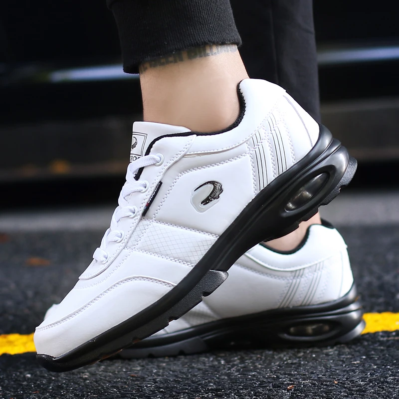 

Удобная Кожаная спортивная обувь, мужские кожаные кроссовки для бега, новый тренер, женские кроссовки, роскошная обувь для тенниса, бега, пр...