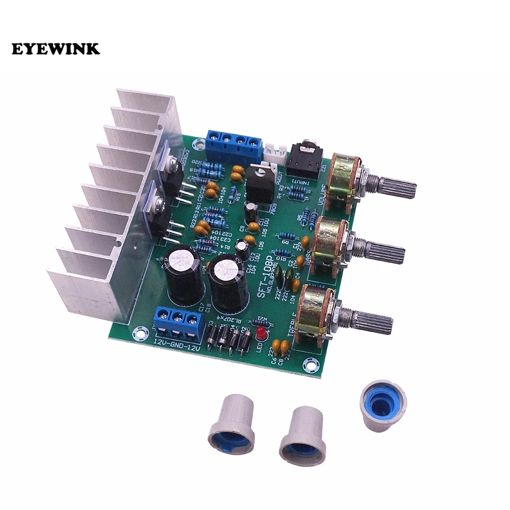 2 канала CH 0 переменного тока 12V 15W аудио TDA2030A модуль Hi Fi стерео усилитель доска