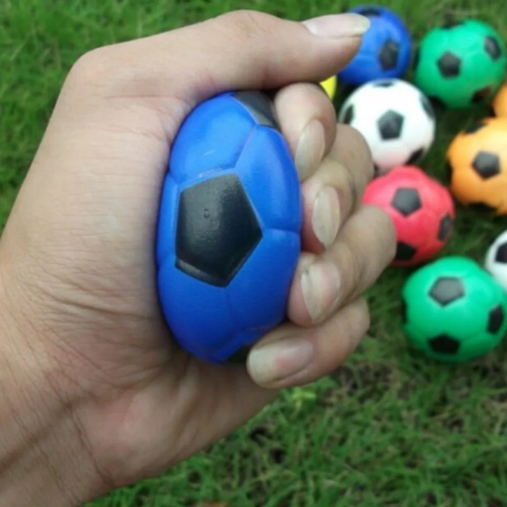 

Hot Selling Hand Football Exercise Soft Elastic Squuze Stress Reliever Ball Kid Small Ball Toy Adult Massage Toys