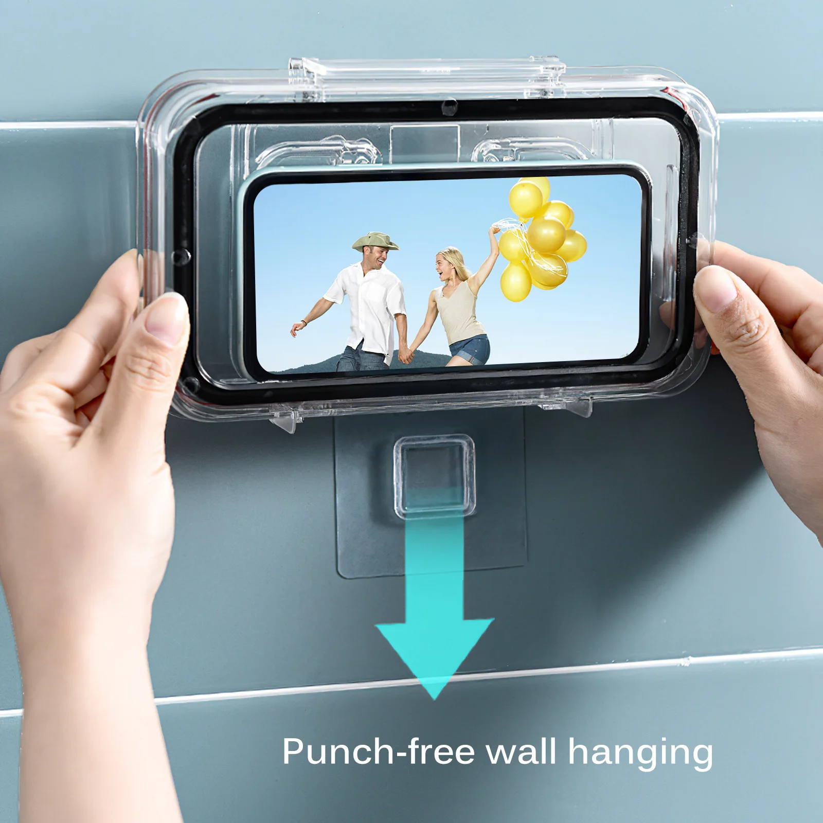 

Настенный держатель для телефона с защитой от запотевания и высокой чувствительностью