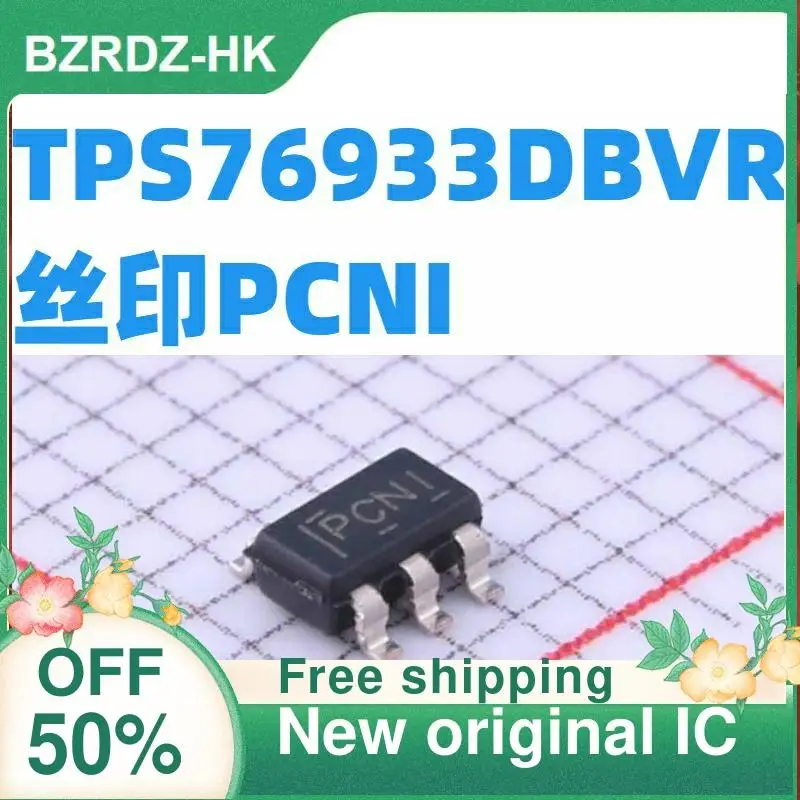 

5PCS/lot TPS76933DBVR TPS76933 PCNI SOT23-5 New original IC