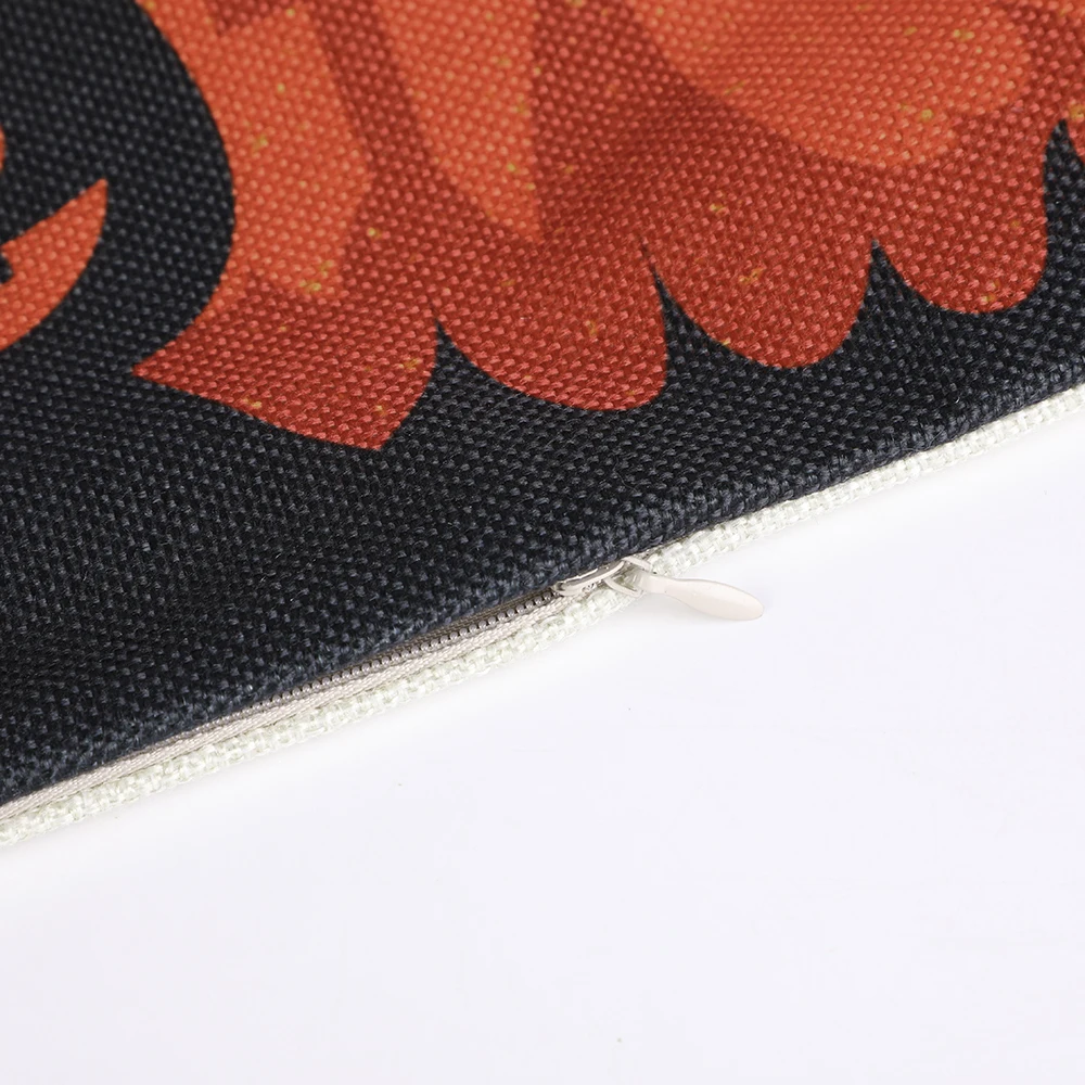 4 шт./компл. Хэллоуин Наволочка на подушку льняная Подушка Чехол тыквы с принтом