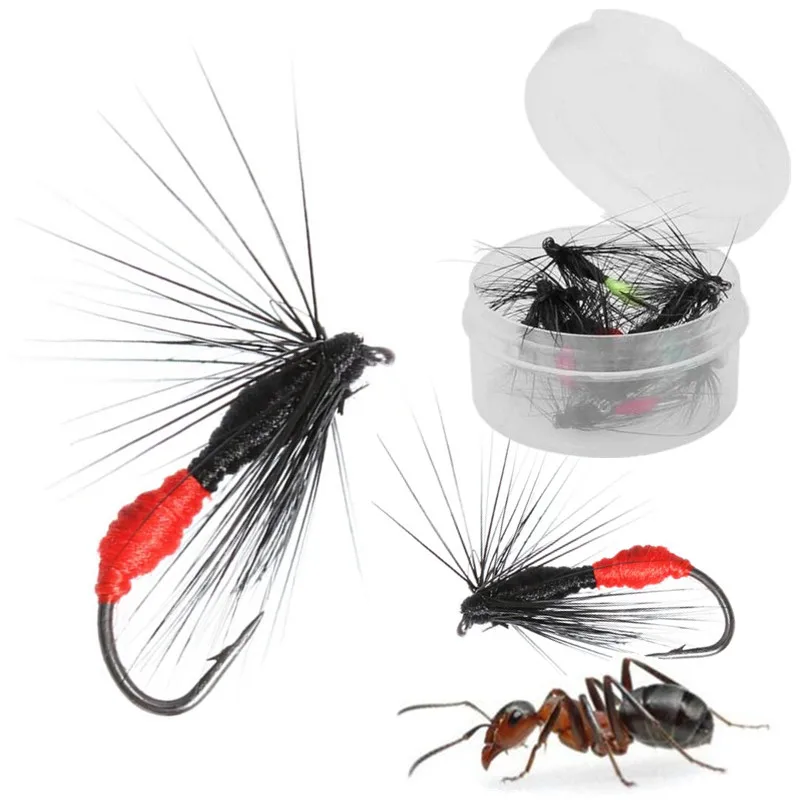 5/10 шт. искусственные муравьиные наживки для ловли нахлыстом рыболовный крючок