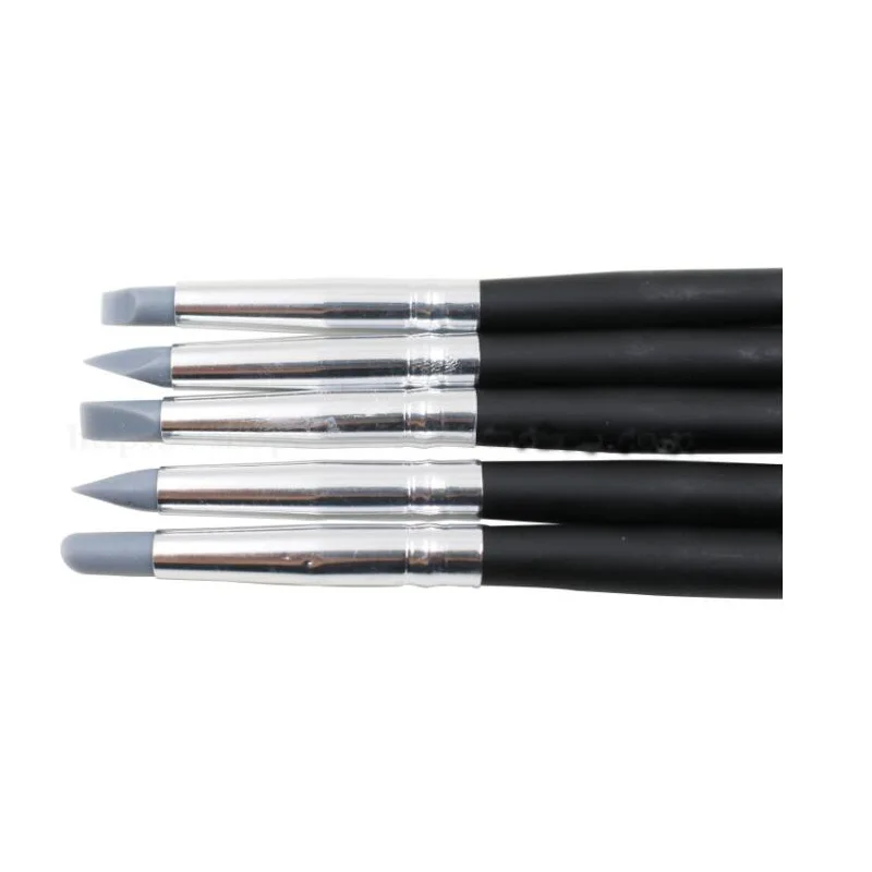 5 шт./лот новинка зубные кисти из смолы ручки формы силиконовый зуб инструмент для