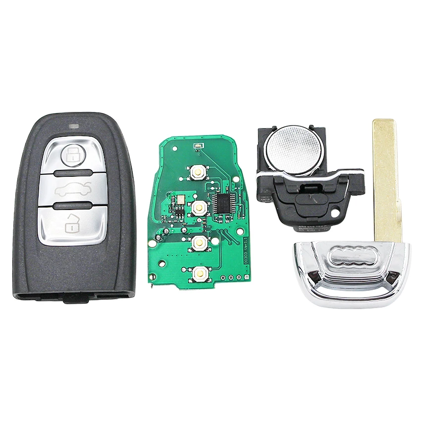 3 кнопки полный удаленный ключ для автомобиля 315 МГц 433 868 8T0 959 754C Audi A4 A5 A6 A7 A8 S4 S5 RS4 RS5