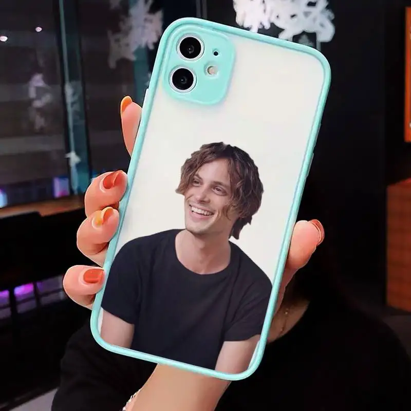 

Matthew Gray Gubler funny art Phone Cases matte transparent For iphone 7 8 11 12 plus mini x xs xr pro max cover