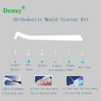 denxy dental orthodontic mould starter kit ortho injection mould kit for bracket lingual button tongue tamer ortho accessories