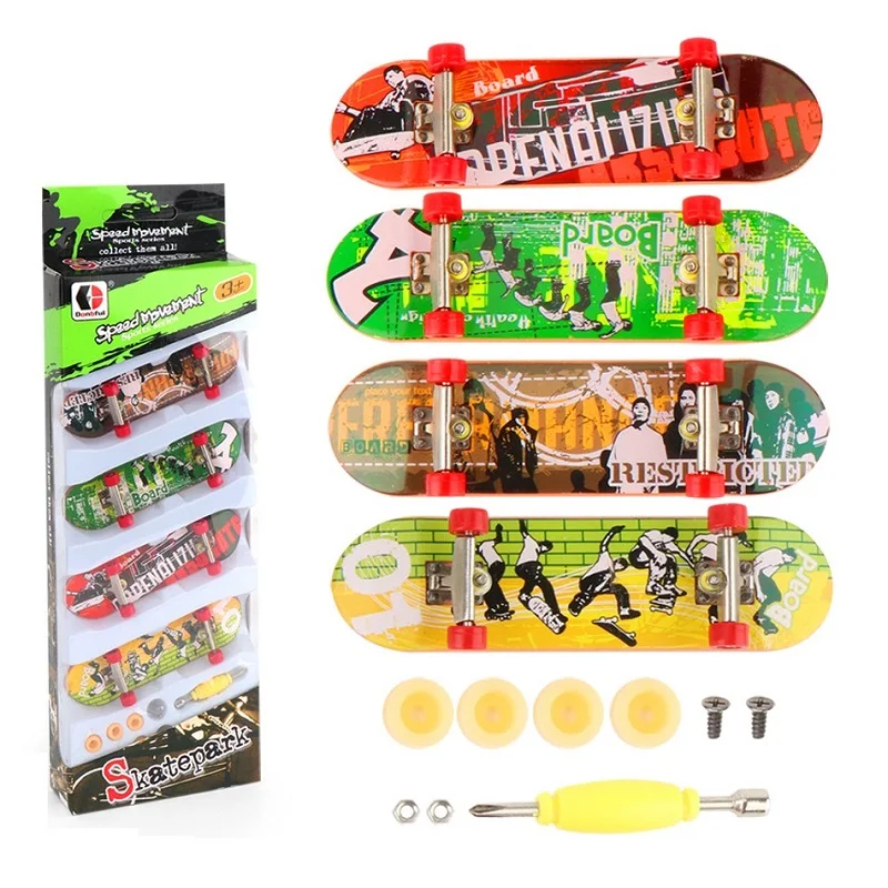 Пальчиковый скейтборд набор карманные игрушки Мини DIY металлический кронштейн с