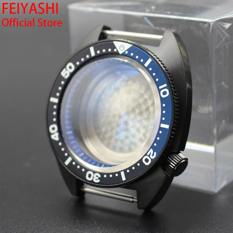 Чехол skx007 skx013 мужской черный 41 мм запчасти из нержавеющей стали с сапфировым