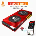 Литиевый Аккумуляторный Смарт-порт BMS 8S 24 В Llifepo4 с балансом 150A 200A 250A uart 485 CAN для солнечной энергии