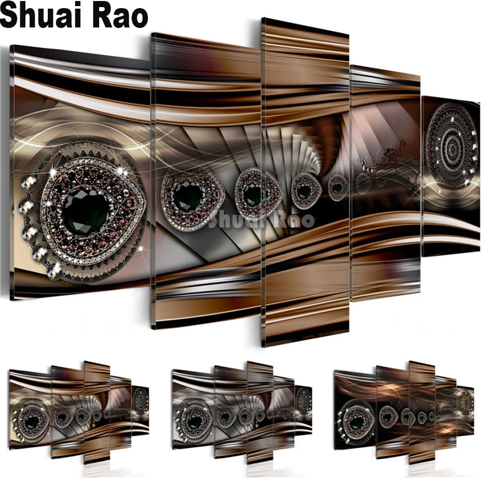 

Алмазная Картина абстрактный коричневый фон полный квадратный круглый дрель Сделай Сам большой алмаз искусство 5 шт 5d мозаика вышивка прод...