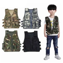 Children Adult Hunting Tactical Vest CS Game Chest Rig Plate Carrier Camouflage Military Training Combat Airsoft Vest