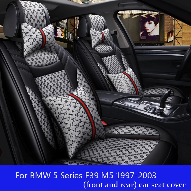 Чехлы для автомобильных сидений BMW 5 серии E39 M5 1997-2003 аксессуары Автомобильные