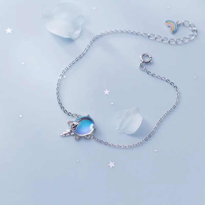 Trustdavis 100% Стерлинговое Серебро 925 пробы женские ювелирные изделия Радуга Φ 16 5 см