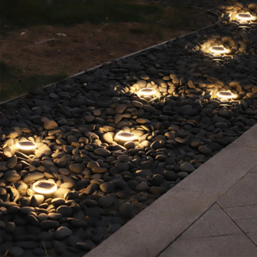 

Solar Underground Lamps Light Outdoor Waterproof Garden Landscape Lighting For Yard Deck Lawn Patio Pathway Walkway Floor Lamp