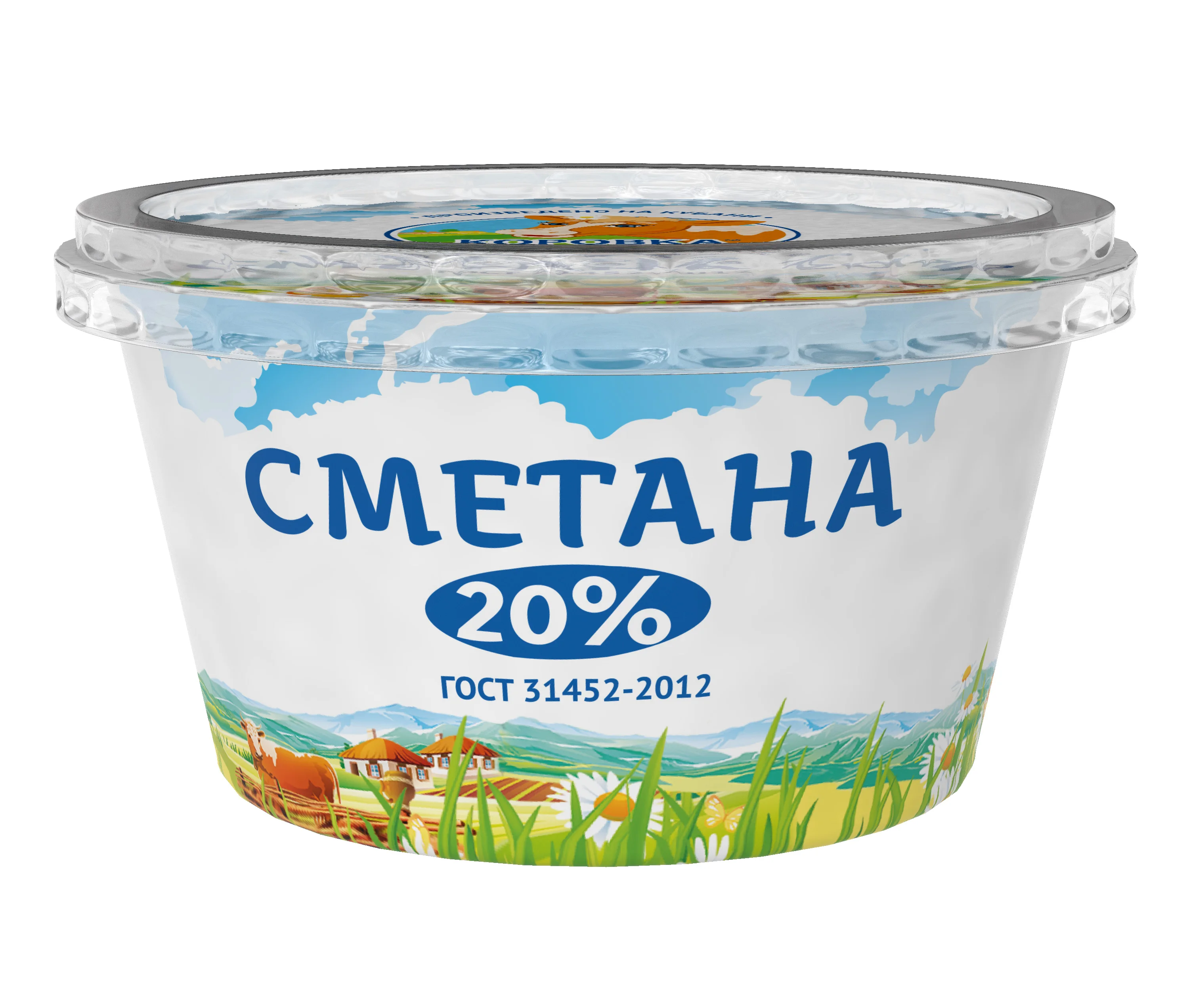 Коровка из Кореновки Сметана 20% 180г |
