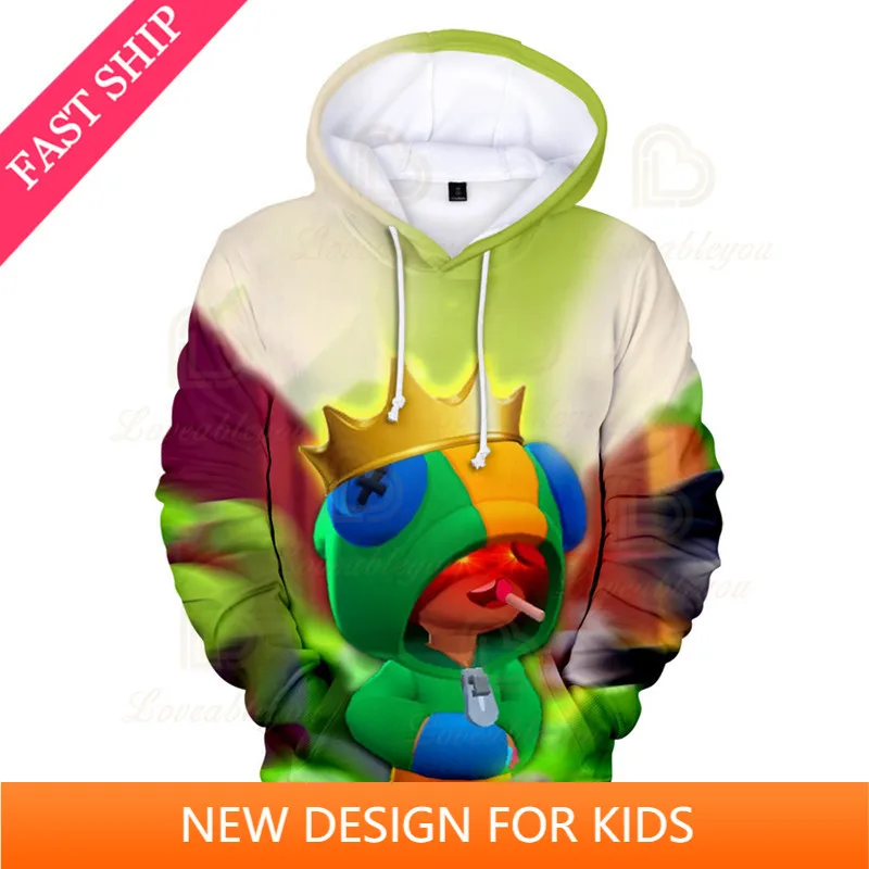 

3D PRIMO MORTIS Browlers POCO and Star,Boys Girls Jacket Crow Spike MAX Shelly Sweatshirt Kids Game Anime Hoodie Birthday Gift