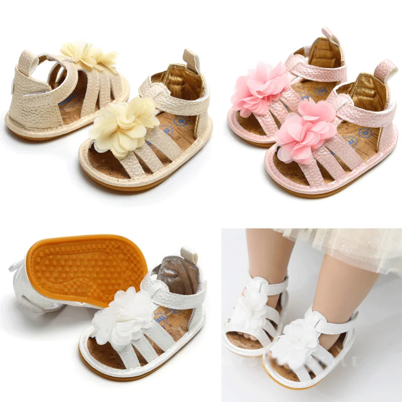 

Dropshipping Summer Newborn Baby Girl Infant Soft Crib Shoes Moccasins-Shoes Sandals 0-18M
