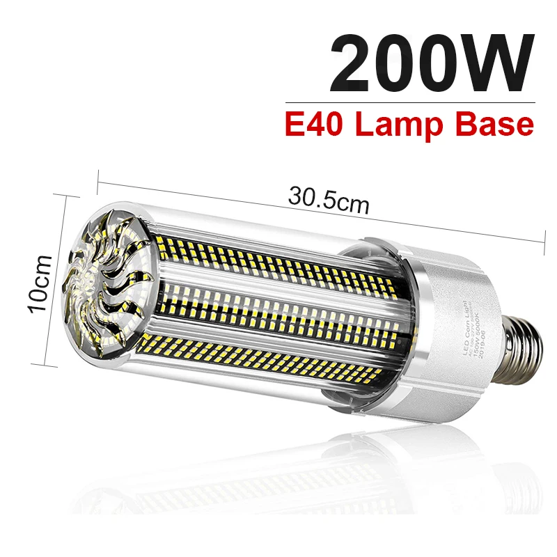 200W E40 Goodland светодиодный светильник-кукуруза E39 E40 Светодиодный светильник-кукуруза 50 Вт 120 Вт 200 Вт Светодиодный светильник 110 В 220 в E27 алюминиевый для склада заводского подвала - Испускаемый цвет: 200W E40