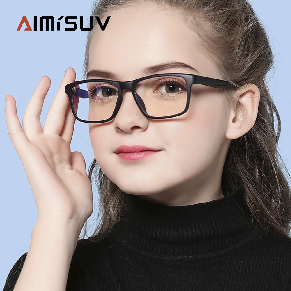 Детские очки AIMISUV в пластиковой оправе с антибликовым покрытием, цвет в ассортименте - изображение
