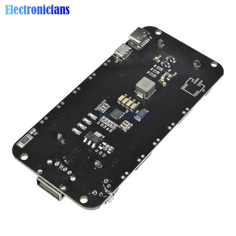 Двойной 18650 литиевая Защита аккумулятора V8 3V1A 5V 3A Micro USB Мощность банк Батарея зарядный модуль для Raspberry Pi, Wi-Fi, ESP8266 ESP32