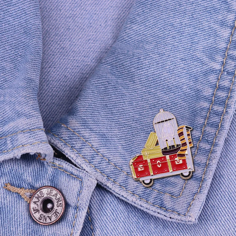 Тренируйте булавку для посадки из сериала фильмов философский камень с белой