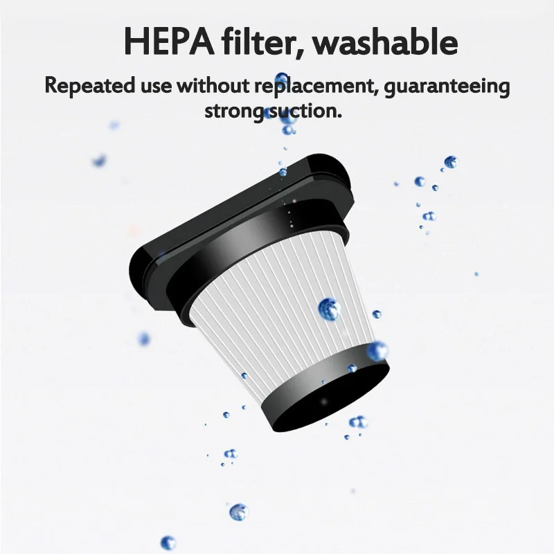 

4500kpa Handheld Vacuum Cordless Powerful Cyclone Suction Rechargeable Vacuum Cleaner USB Quick Charge for Car Home Pet Hair