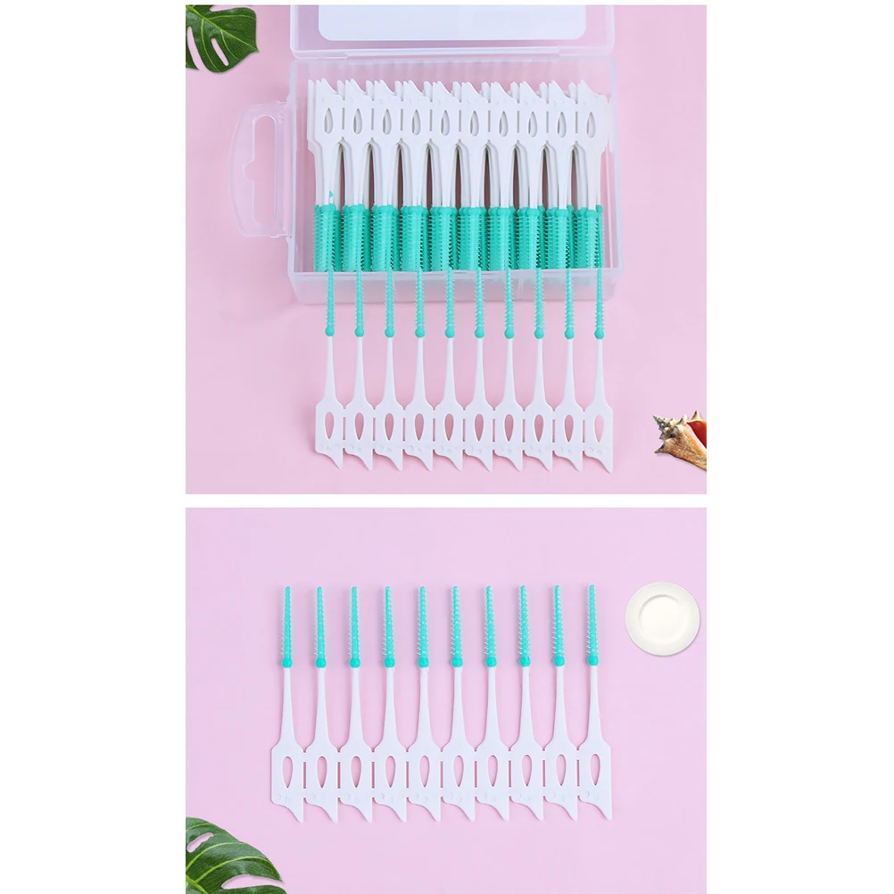 150 шт. силиконовые щётки для чистки зубов|Межзубная щетка| |