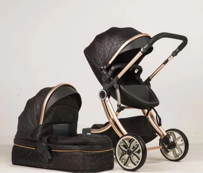 2 в 1 детская коляска с высоким ландшафтом для яиц двухсторонняя новорожденных