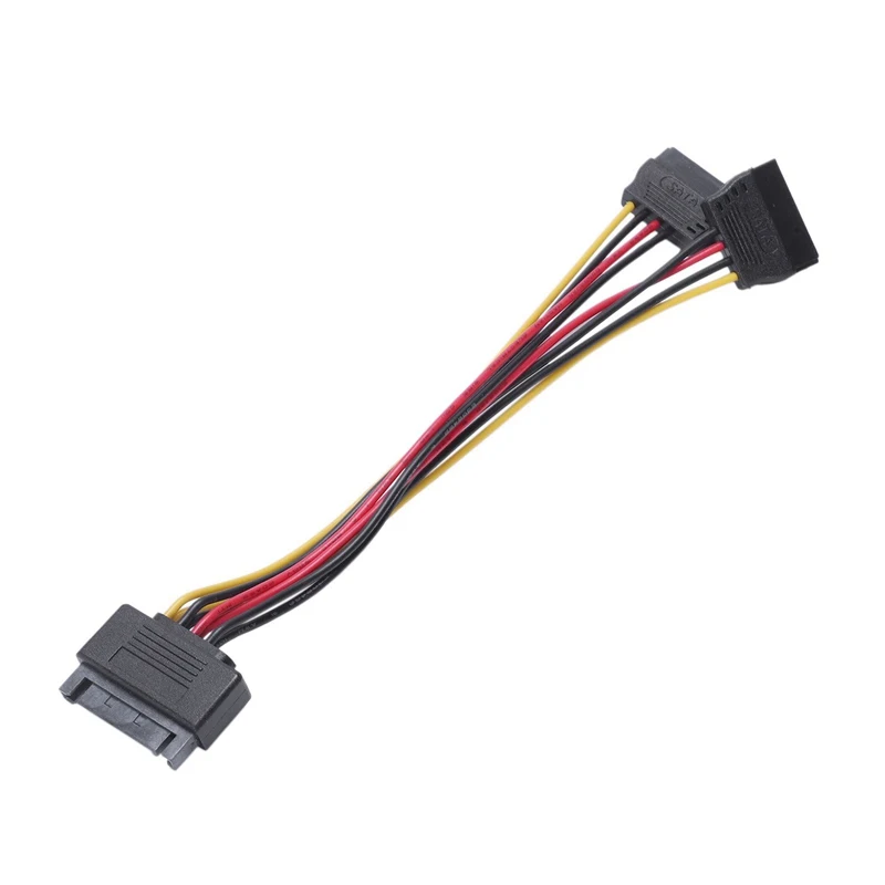 Sata шнур питания с жестким диском 15 pin одна минута двумя поворотными разъемами