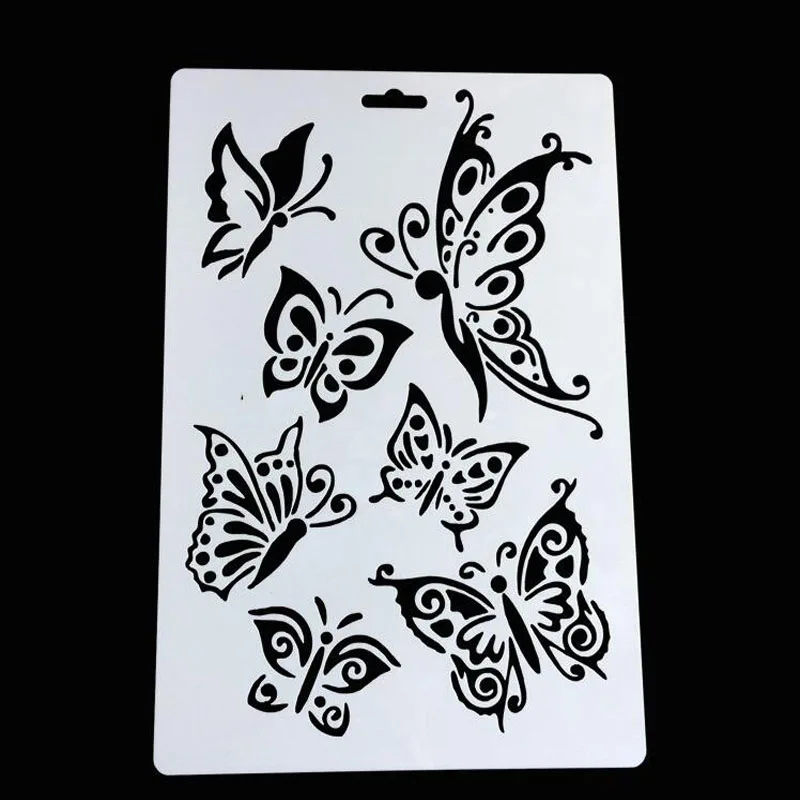 4 шт буквы живопись шаблон раскраска тиснение трафареты сделай сам для