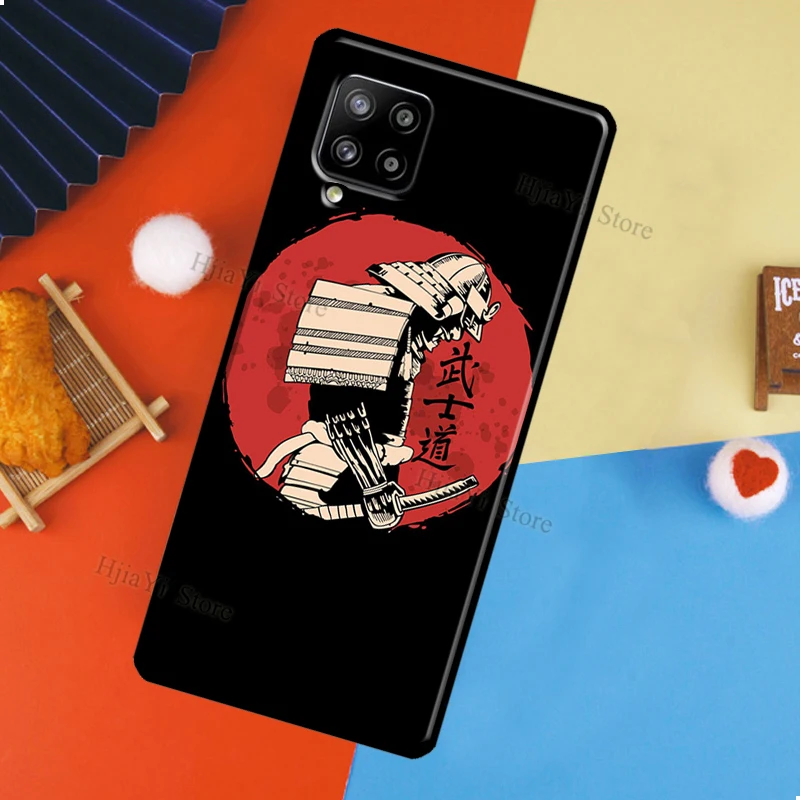 Чехол с японским воином самурая для Samsung A12 A32 A52 A72 A70 A50 A40 A30 A10 A11 A31 A41 A51 A71 A20e A21S |