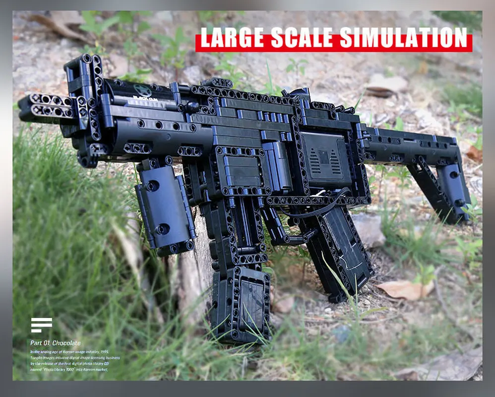 Пресс-форма для KING 783 + шт 14001 моторизованный MP5 пистолет-пулемет модель