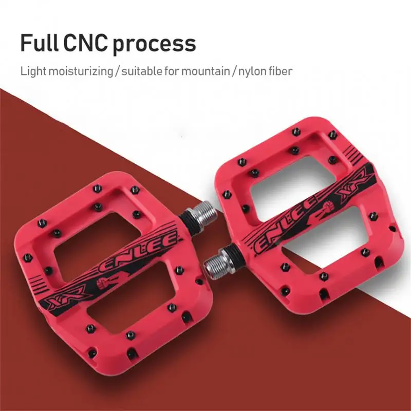

Enlee Mountain Bike Nylon Fiber Bearing Pedal Pelin Pedal Non-slip Pedal Flat Sealed Bearings Bike Pedals Bicicleta Accessories