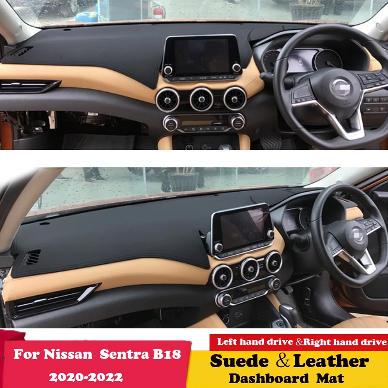 

Кожаный коврик для приборной панели для Nissan Sentra 2020 2021 2022 B18