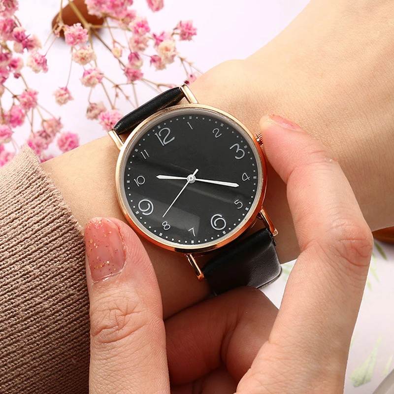 Fashion Luxury watches for Women Stylish Gold Leather Band Analog Quartz female Wristwatch Ladies Watch Clock Dress Reloj Mujer | Наручные