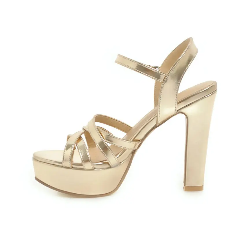 Женские босоножки с ремешком на застежке ESVEVA элегантные из искусственной кожи