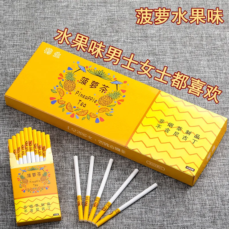 Горячие продажи чай дым фрукты смешанный вкус мужские и женские сигареты для