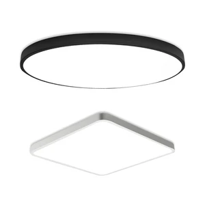 Светодиодный потолочный светильник, современный светильник для гостиной, светильник для спальни, кухни, панель с пультом дистанционного управления