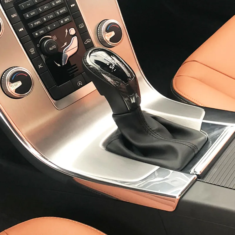 Автомобильный Стайлинг рукоятка переключения передач из углеродного волокна