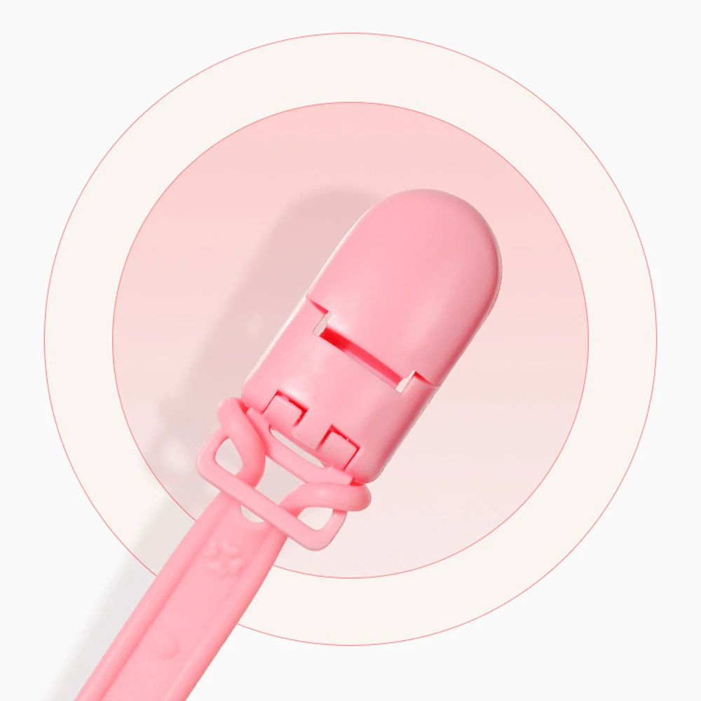 

Baby Pacifier Clips Chain Food Grade Silicone Holder Pacifier Soother Clips Leash Belt Nipple Holder for Infant Feeding Gift