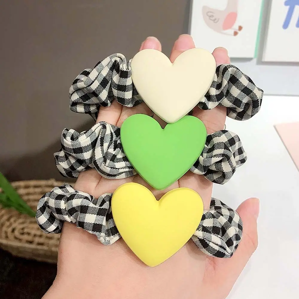 

Новинка 2021, кольцевые резинки для волос с сердечками, канаты, держатели для конского хвоста, эластичные резинки для девочек, милые резинки, п...