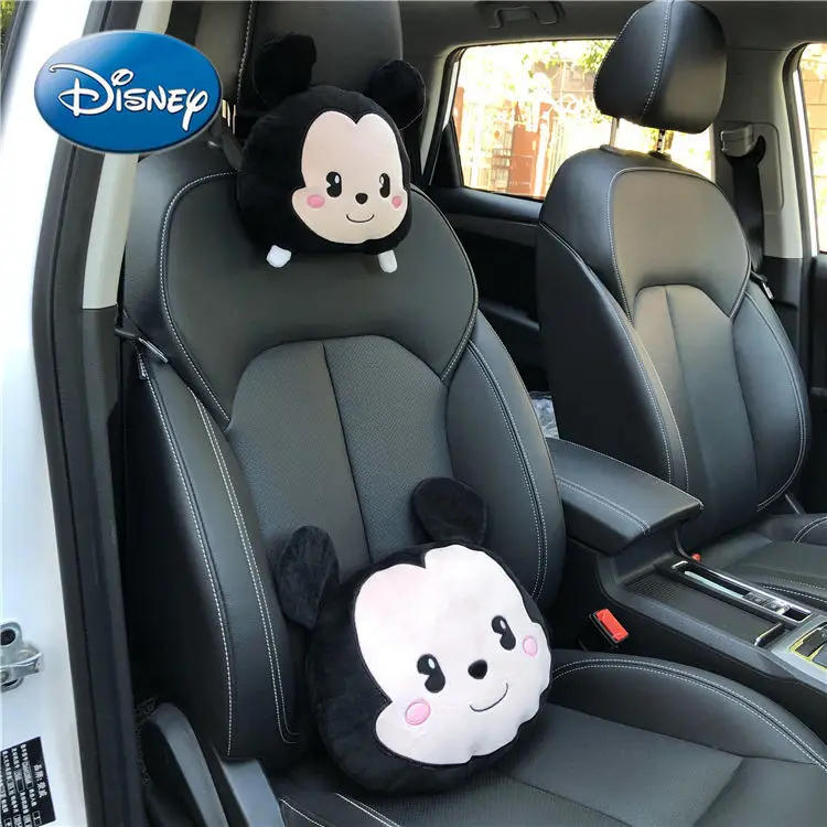 Подушка для автомобиля с изображением Микки Мауса Дональда Дака поясничная