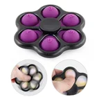 Pop Fidget Spinner простой Димпл Новинка Finger Spinner Игрушки Fidget Flip сенсорные офисные настольные игрушки для снятия стресса Прямая поставка