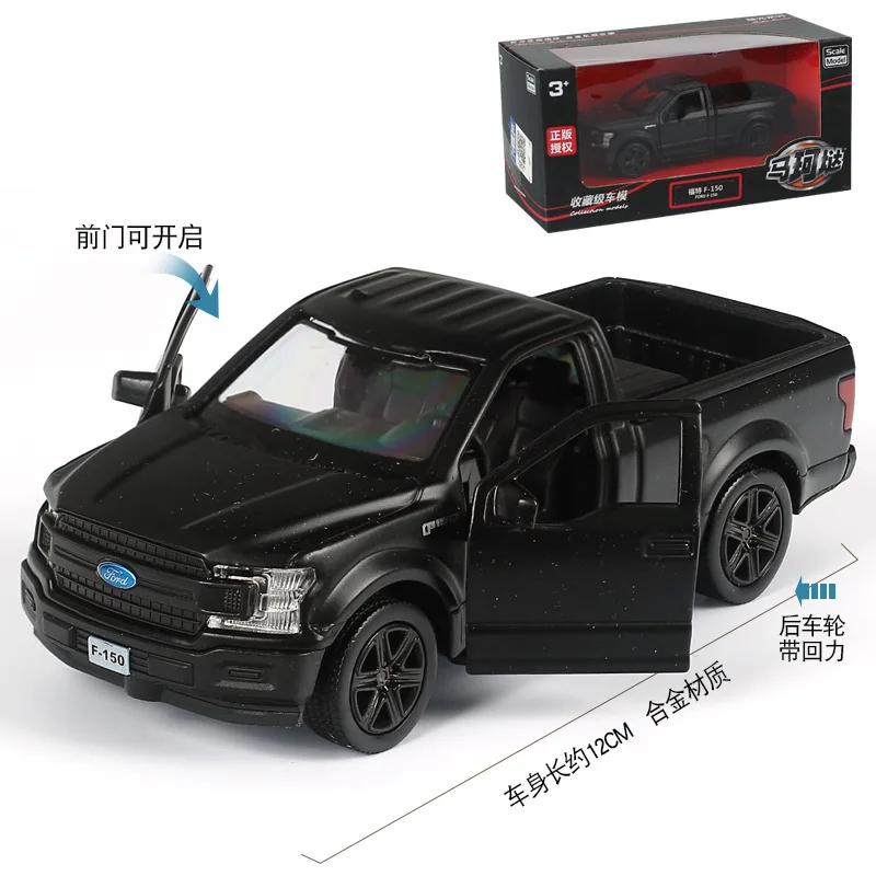 Детские игрушки литой металл коллекционные 1:36 автомобили Ford F 150 raptor пикап черный