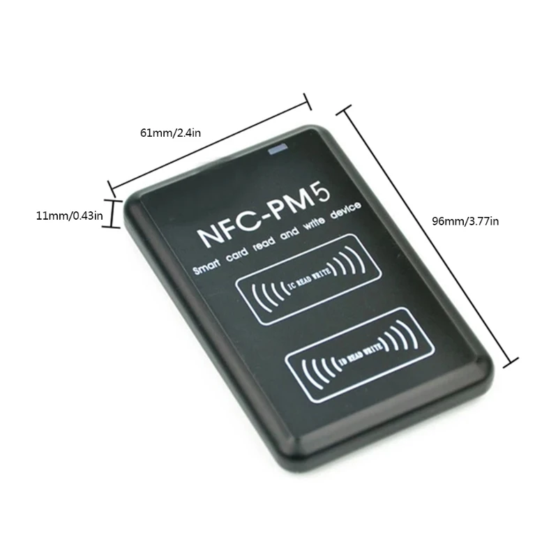 

RFID Smart Card NFC Reader Writer Copier Replicator 13.56mHz Type C Interface Driver Free Installation for IC ID Cards