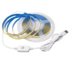 Гибкая светодиодная лента, 5 В, 320 светодиодов, 3000 К, 4000 к, 6000 К