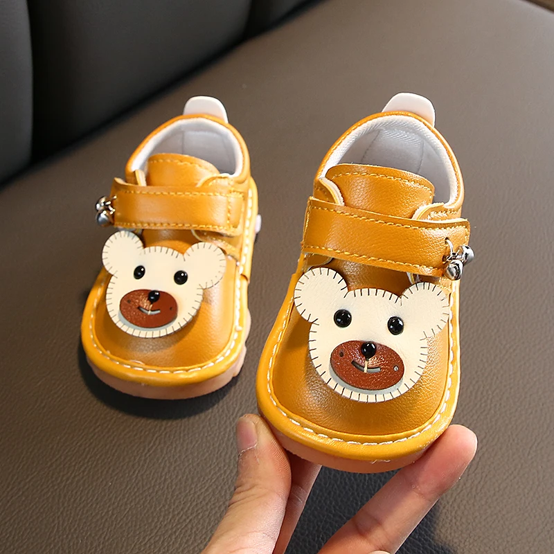 Детская обувь ручной работы из искусственной кожи для девочек цвет белый черный