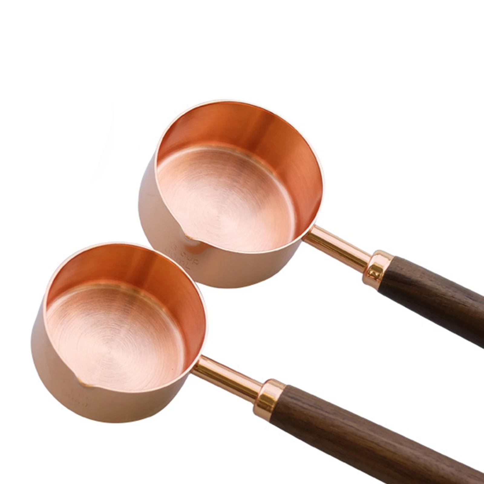 

4PCS Measuring Spoons Set for Dry and Liquid Ingredients Baking Utensils Stainless Steel Silicone Heat-Resistant Cookware Set